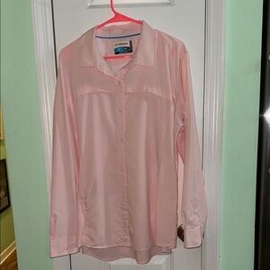 Magellan Pink Outdoors Women’s Overcast Long Sleeve Plus Size Fishing Shirt 2X